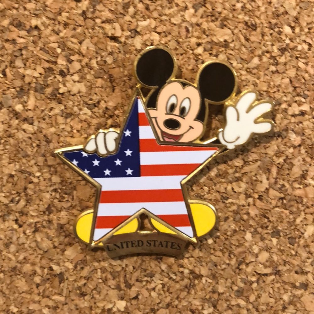 Disney: 3/$15 Mickey Flag pin